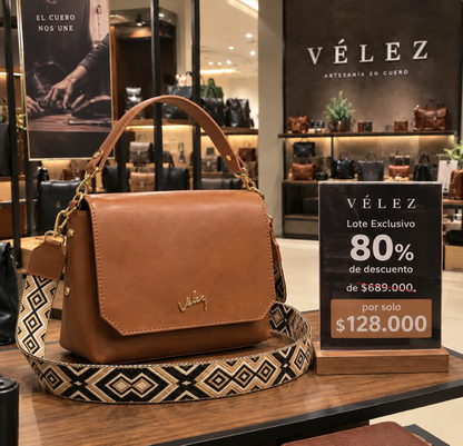 Bolso Carriel Vélez de Cuero Premium – Últimas Unidades Con 80% de Descuento 🔥